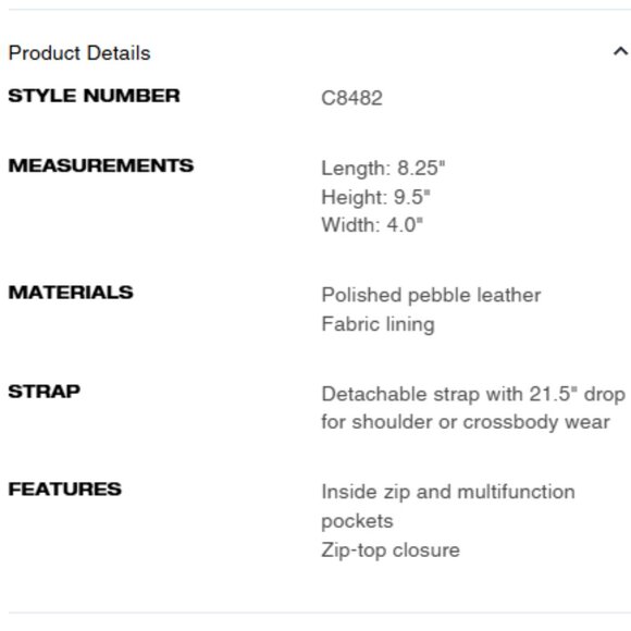 Coach NWOT Small Crossbody Dufflette Handbag in Brass and Sport Red - Picture 8 of 16